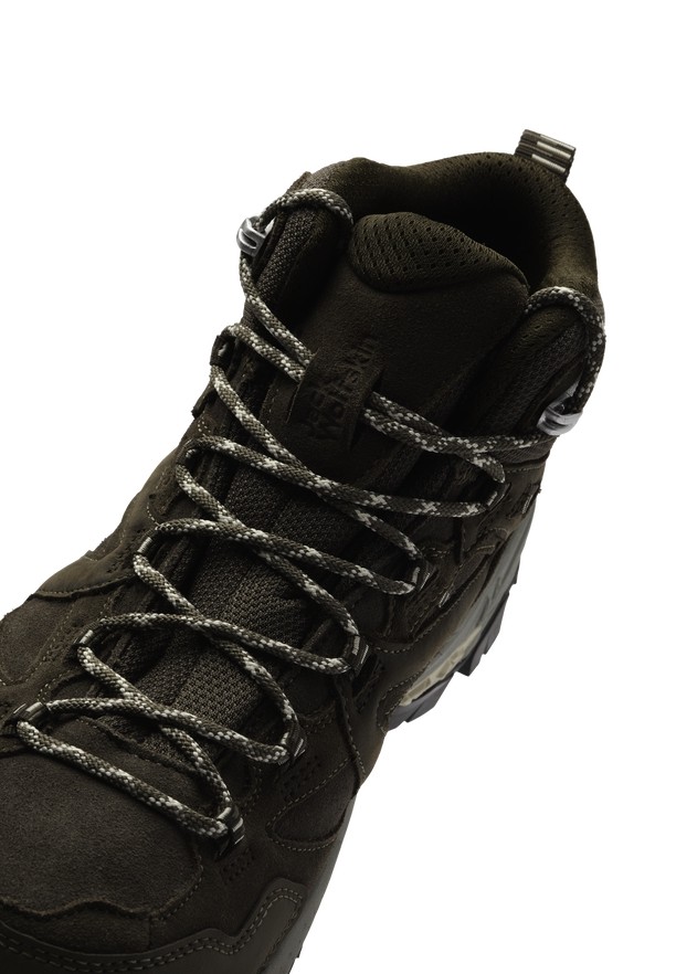 Coffee Men Jack Wolfskin Vojo Tour Lt Texapore Mid Hiking Shoes | 31742164