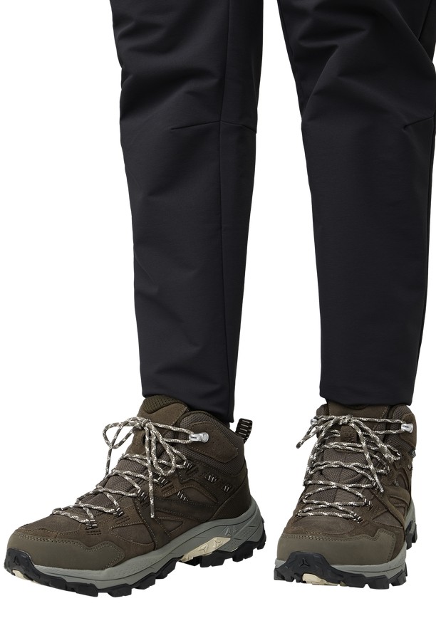 Coffee Men Jack Wolfskin Vojo Tour Lt Texapore Mid Hiking Shoes | 31742164