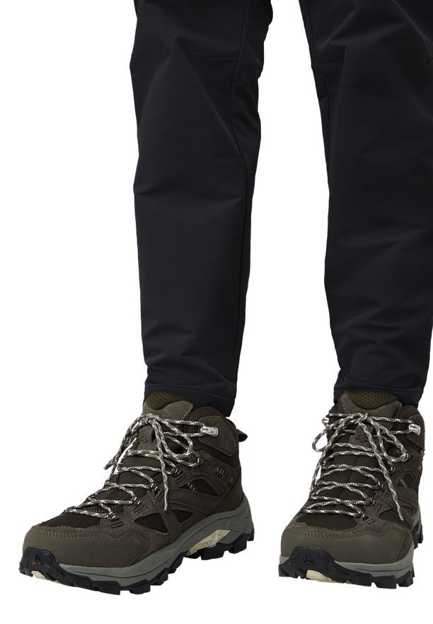 Coffee Men Jack Wolfskin Vojo Tour Texapore Mid Hiking Shoes | 44826025