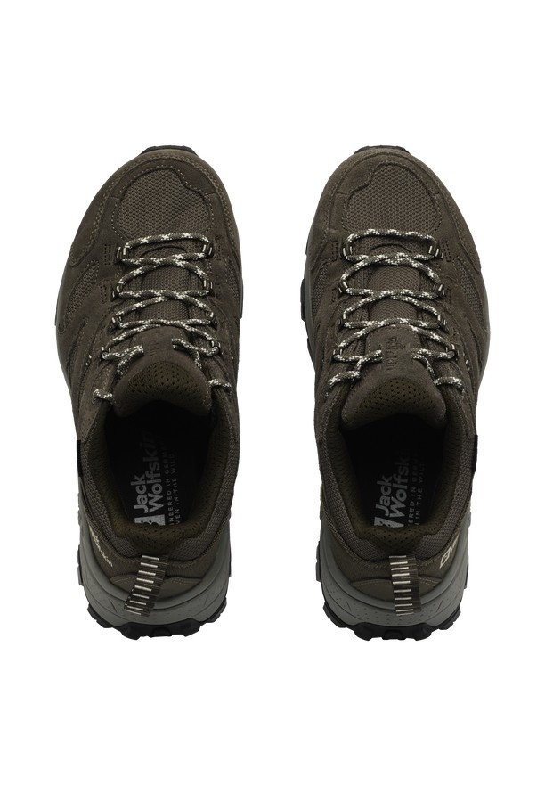 Coffee Men Jack Wolfskin Vojo Tour Texapore Low Hiking Shoes | 79624800