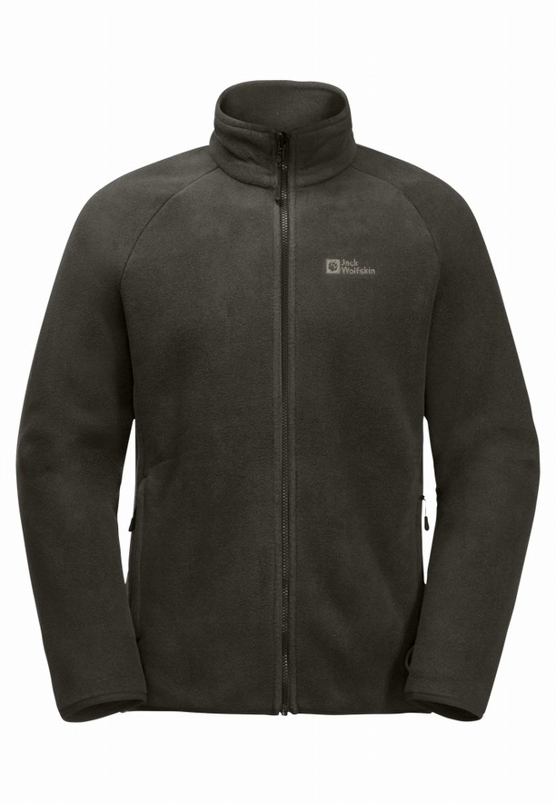 Coffee Men Jack Wolfskin Waldsteig Fz Fleece Jackets | 20933113