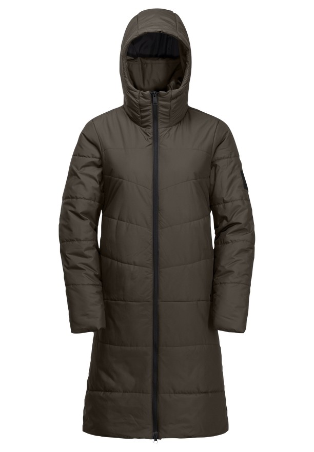 Coffee Women Jack Wolfskin Deutzer Coats | 91833745