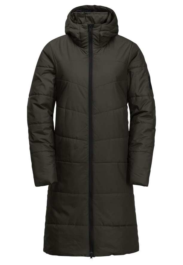 Coffee Women Jack Wolfskin Deutzer Coats | 91833745