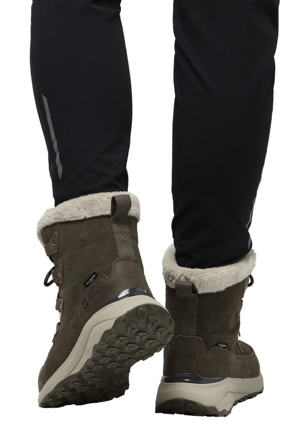 Coffee Women Jack Wolfskin Dromoventure Texapore High Winter Shoes | 37175463