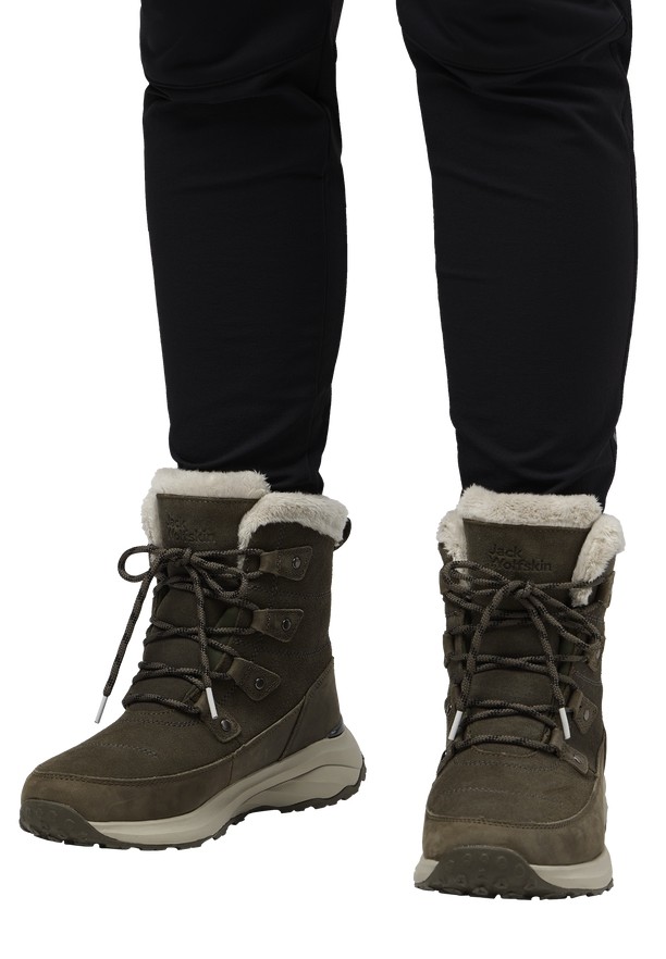 Coffee Women Jack Wolfskin Dromoventure Texapore High Winter Shoes | 37175463