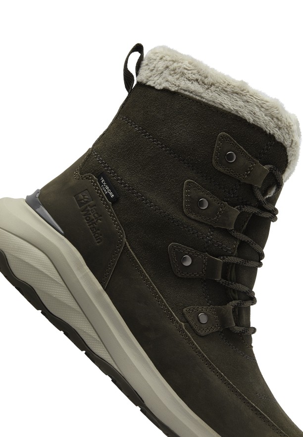 Coffee Women Jack Wolfskin Dromoventure Texapore High Winter Shoes | 37175463