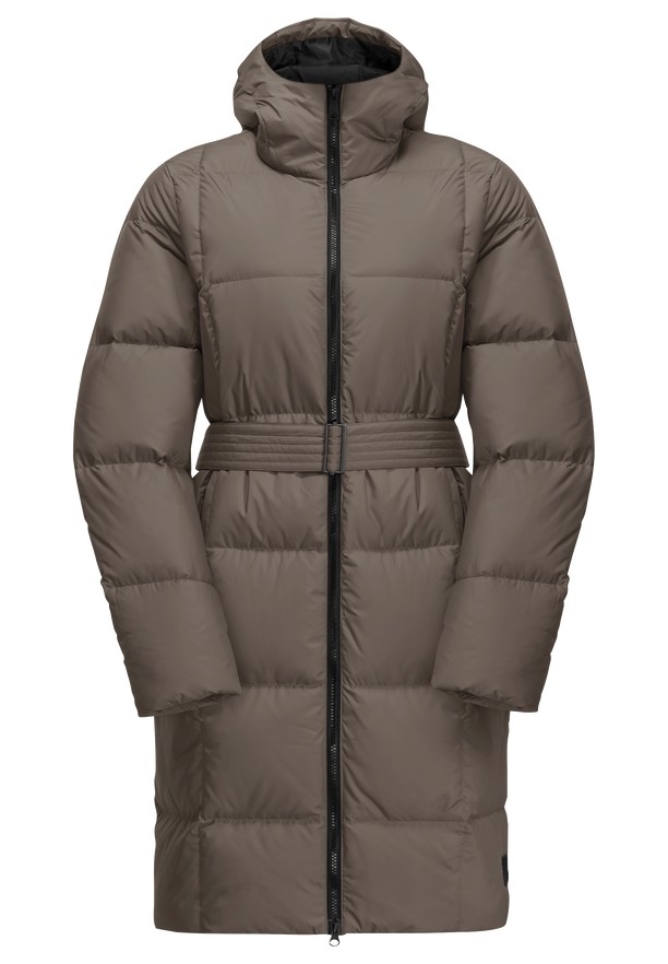 Coffee Women Jack Wolfskin Frozen Lake Down Coats | 78480391