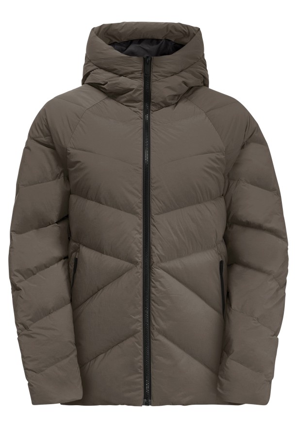 Coffee Women Jack Wolfskin Marienplatz Down Jackets | 17507529