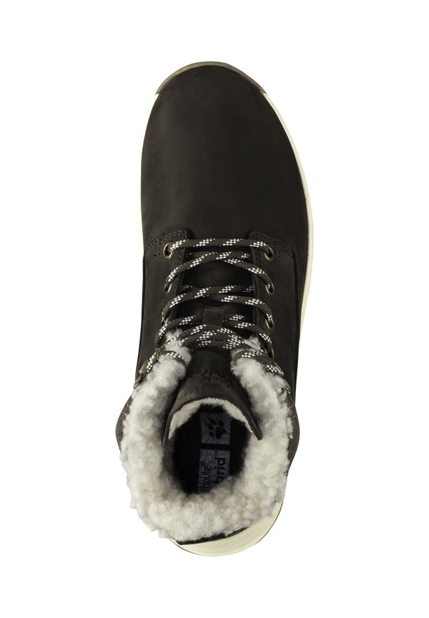 Coffee Women Jack Wolfskin Queenstown City Texapore Mid Winter Shoes | 48038462