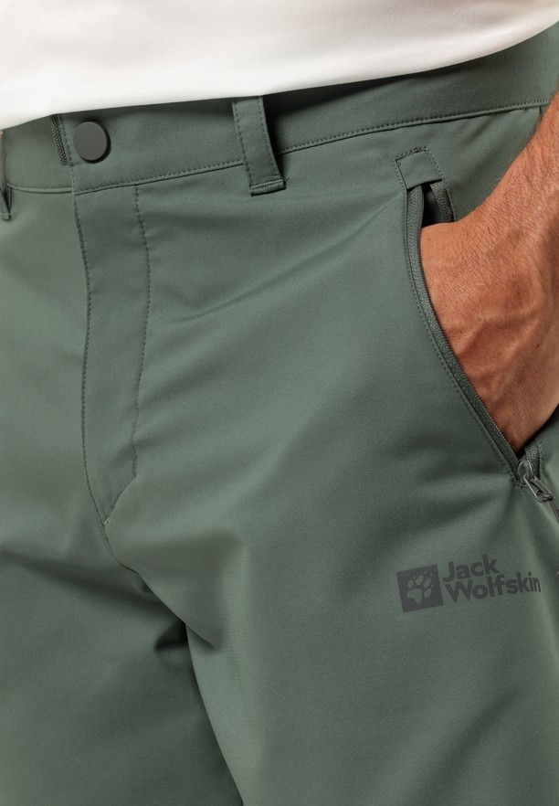 Green Men Jack Wolfskin Active Track Shorts | 10590530