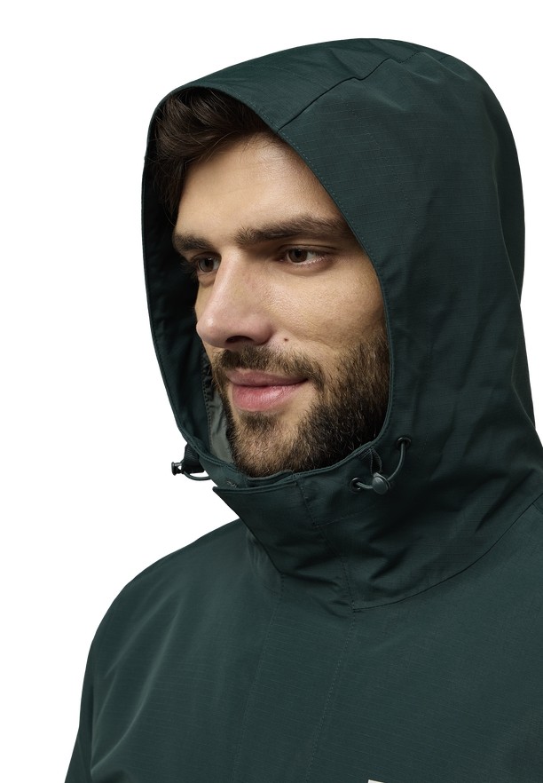 Green Men Jack Wolfskin Altenberg 3in1 Jackets | 61163345