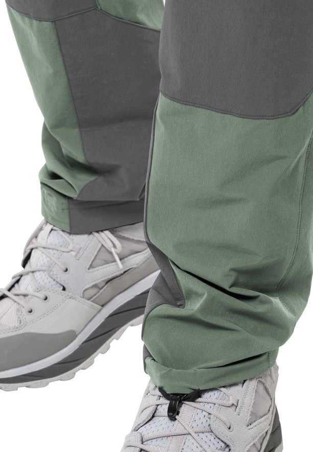Green Men Jack Wolfskin Andur Hiking Pants | 53692141