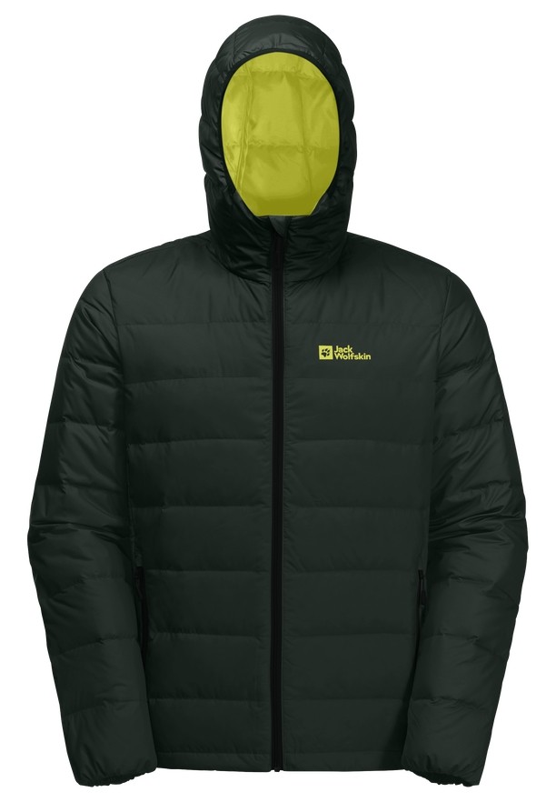 Green Men Jack Wolfskin Ather Hoody Down Jackets | 98601720