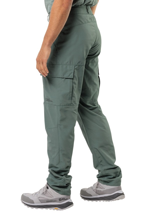Green Men Jack Wolfskin Barrier Pant Hiking Pants | 98116826