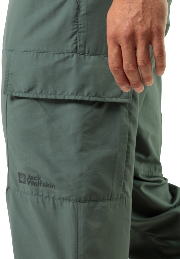 Green Men Jack Wolfskin Barrier Pant Hiking Pants | 98116826