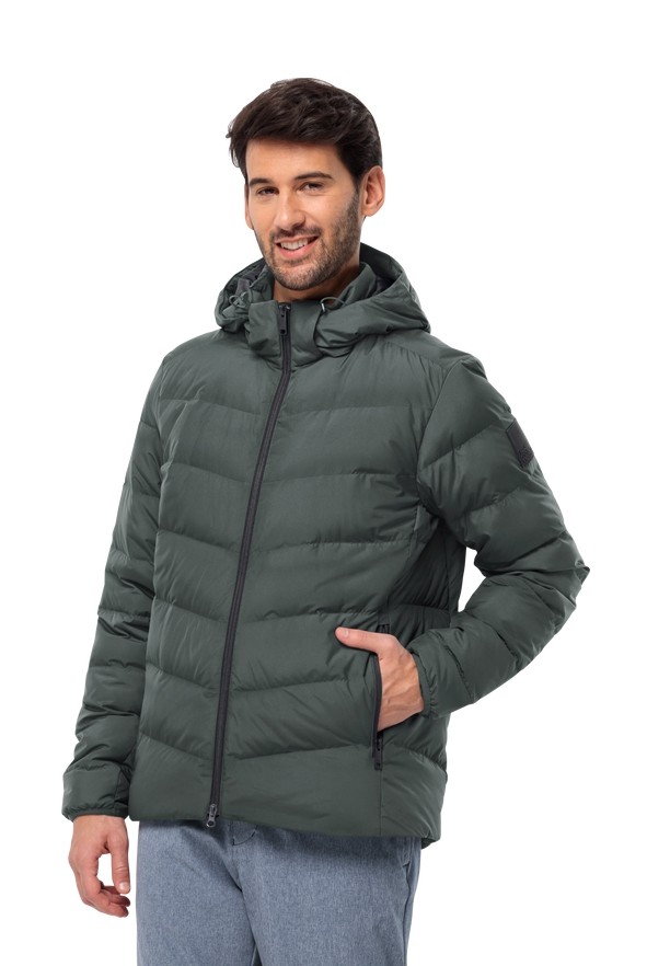Green Men Jack Wolfskin Colonius Down Jackets | 38057705