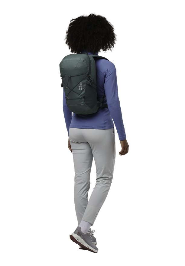 Green Men Jack Wolfskin Cyrox Shape 15 Hiking Backpack | 52212673