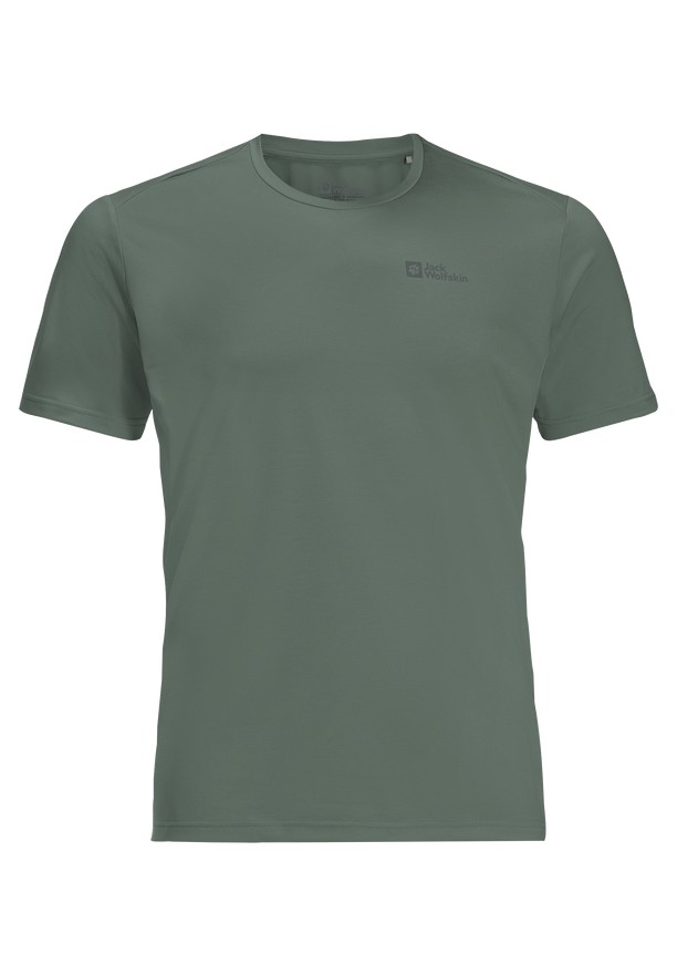 Green Men Jack Wolfskin Delgami S/s T Shirts | 78693506