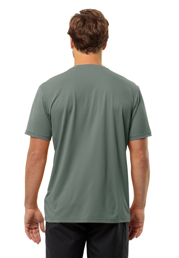 Green Men Jack Wolfskin Delgami S/s T Shirts | 78693506