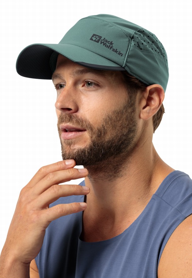 Green Men Jack Wolfskin Eagle Peak Baseball Caps | 11910750