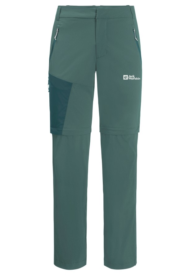 Green Men Jack Wolfskin Glastal Zip Away Hiking Pants | 37929367