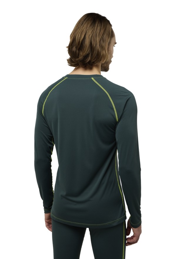Green Men Jack Wolfskin Infinite Light Ls T Shirts | 19719989