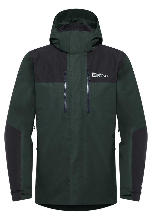 Green Men Jack Wolfskin Jasper 3in1 Jackets | 20210293