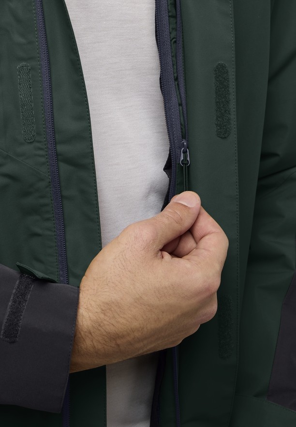 Green Men Jack Wolfskin Jasper 3in1 Jackets | 20210293