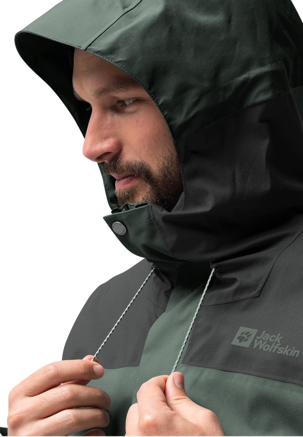 Green Men Jack Wolfskin Kammweg 2l Rain Jackets | 40048601