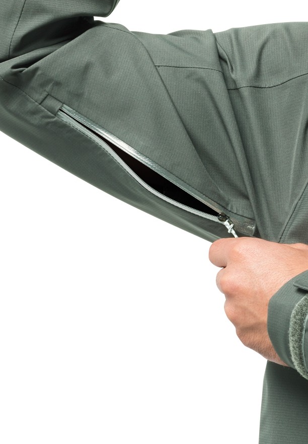 Green Men Jack Wolfskin Kammweg 3l Rain Jackets | 56030884