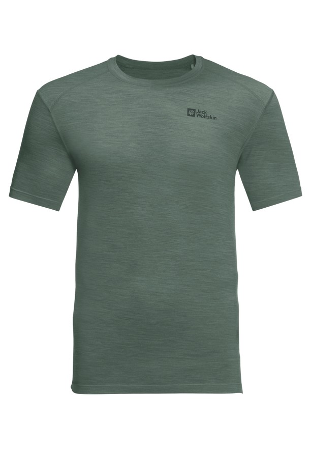 Green Men Jack Wolfskin Kammweg S/s T Shirts | 11029700