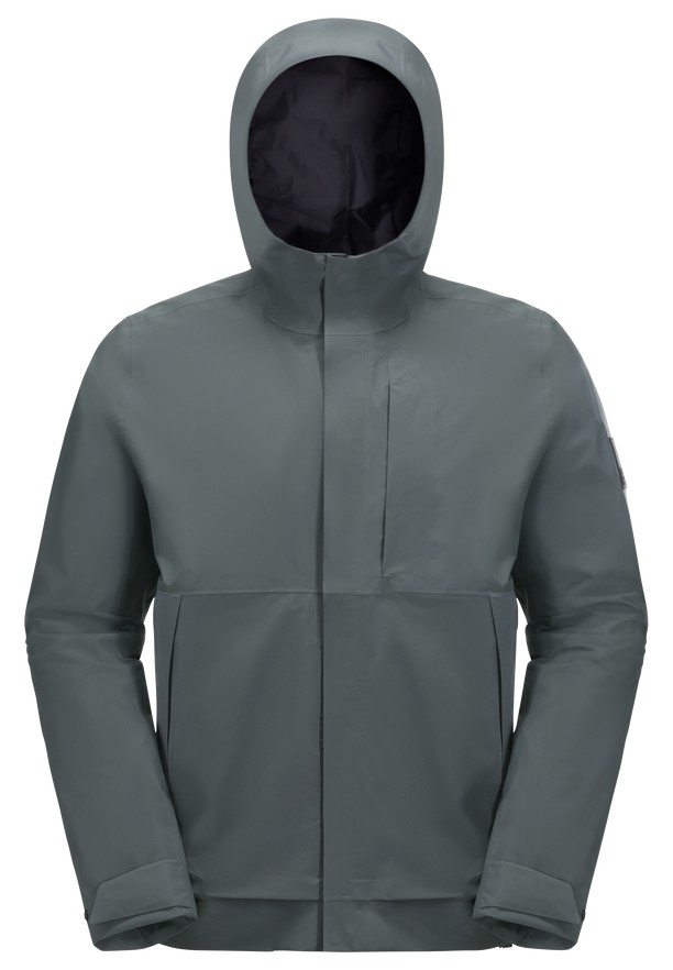 Green Men Jack Wolfskin Mainkai Rain Jackets | 87910329