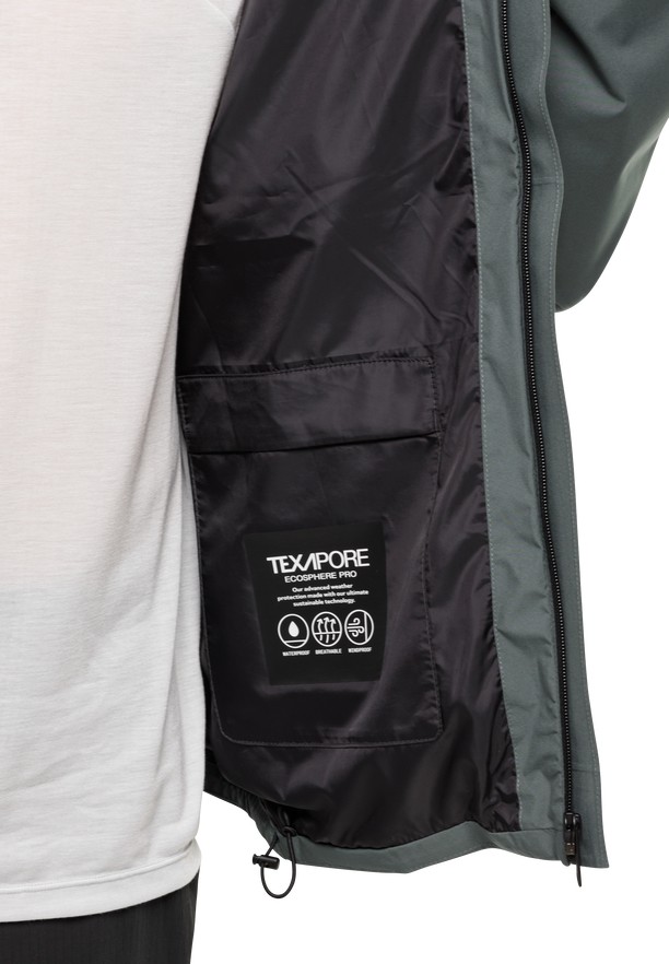 Green Men Jack Wolfskin Mainkai Rain Jackets | 87910329