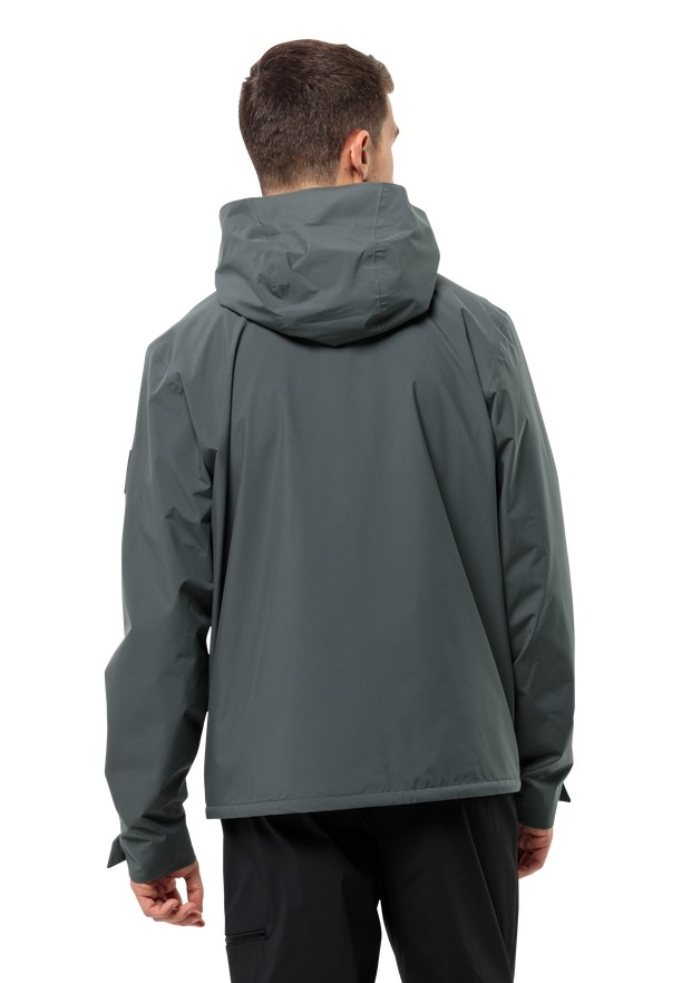 Green Men Jack Wolfskin Mainkai Rain Jackets | 87910329
