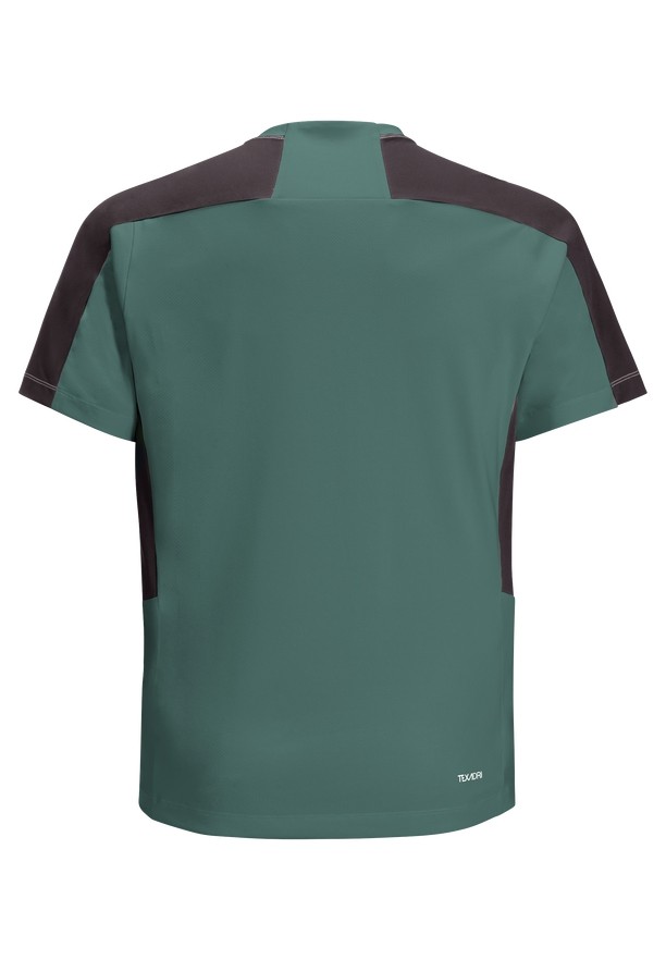Green Men Jack Wolfskin Narrows T Shirts | 40434675