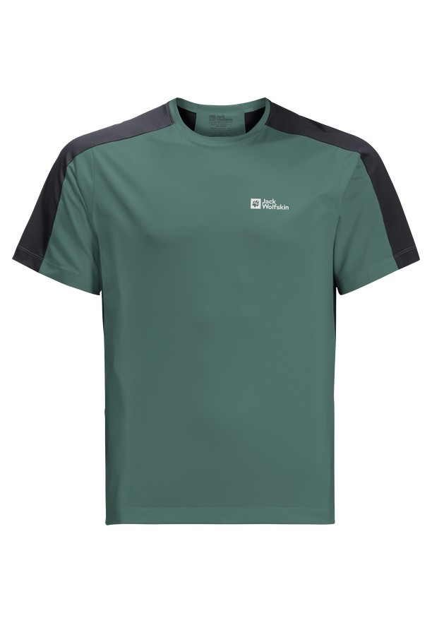 Green Men Jack Wolfskin Narrows T Shirts | 40434675