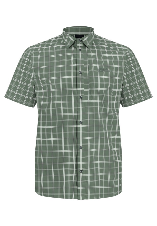 Green Men Jack Wolfskin Norbo S/s Shirts | 82753930