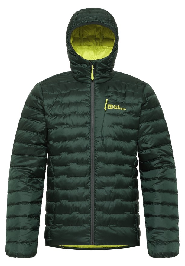 Green Men Jack Wolfskin Passamani Hoody Down Jackets | 30374436