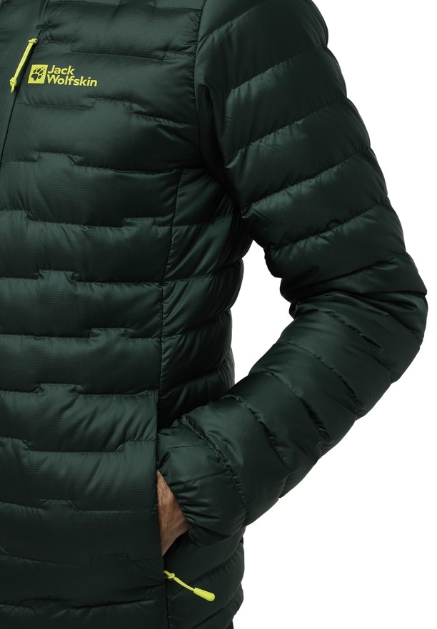 Green Men Jack Wolfskin Passamani Hoody Down Jackets | 30374436