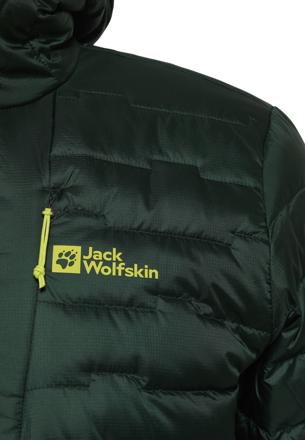 Green Men Jack Wolfskin Passamani Hoody Down Jackets | 30374436