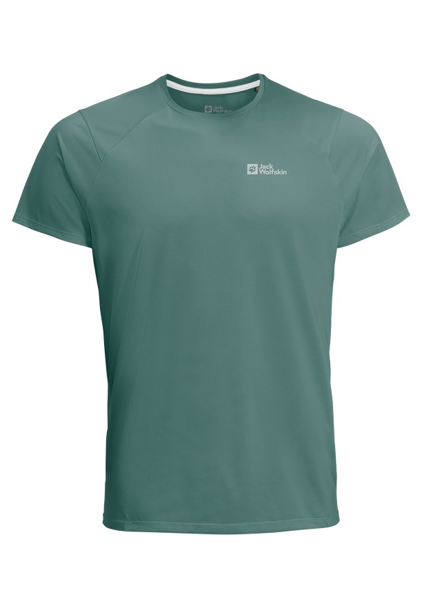 Green Men Jack Wolfskin Prelightrail T Shirts | 81956265