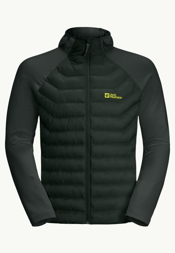 Green Men Jack Wolfskin Routeburn Pro Hybrid Jackets | 15127916