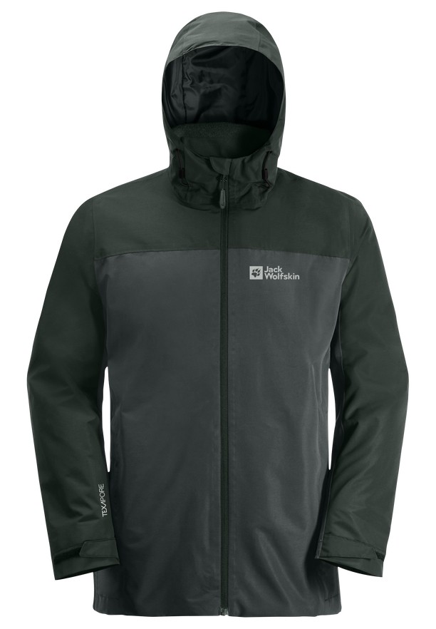 Green Men Jack Wolfskin Taubenberg 3in1 Jackets | 19458230
