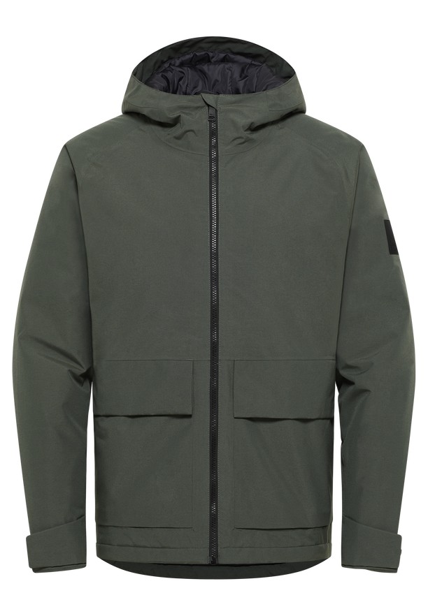 Green Men Jack Wolfskin Tempeltor Rain Jackets | 80278551
