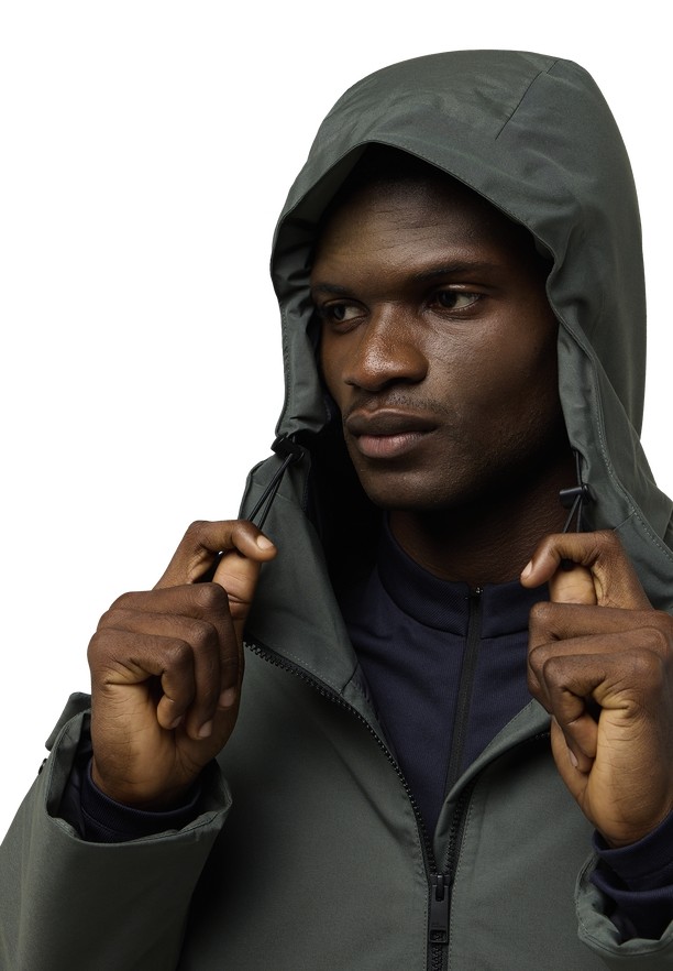 Green Men Jack Wolfskin Tempeltor Rain Jackets | 80278551