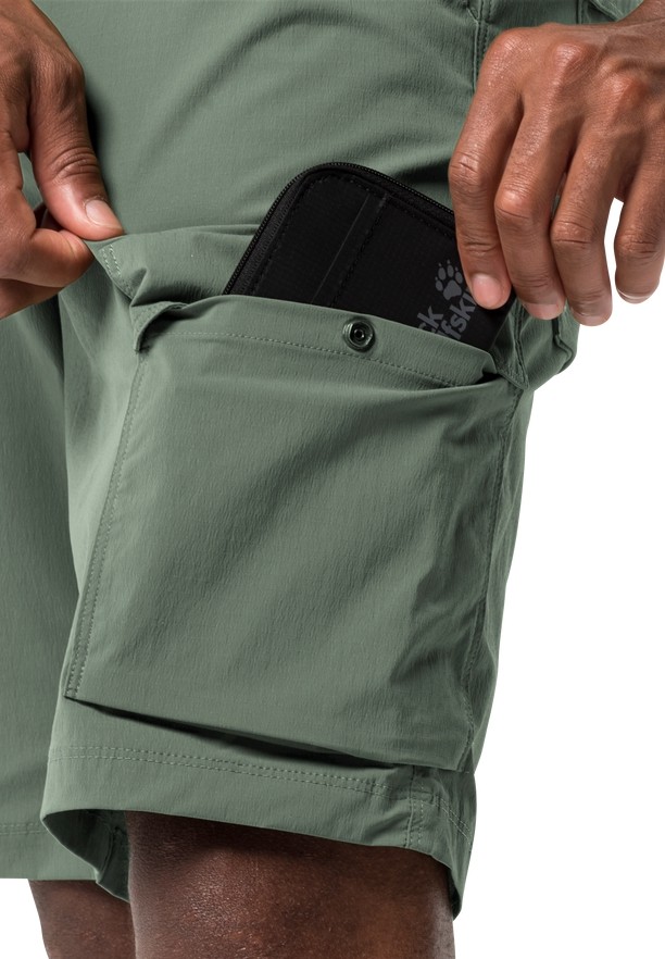 Green Men Jack Wolfskin Wanderthirst Shorts | 61312733