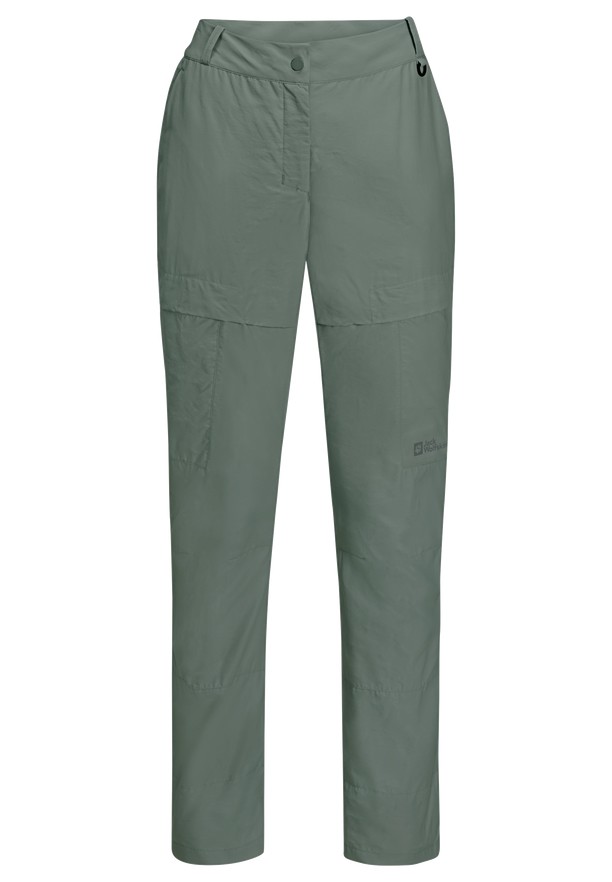 Green Women Jack Wolfskin Barrier Pants | 80725453