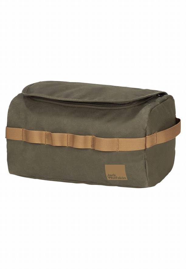 Green Women Jack Wolfskin Konya Wash Bag | 48646312