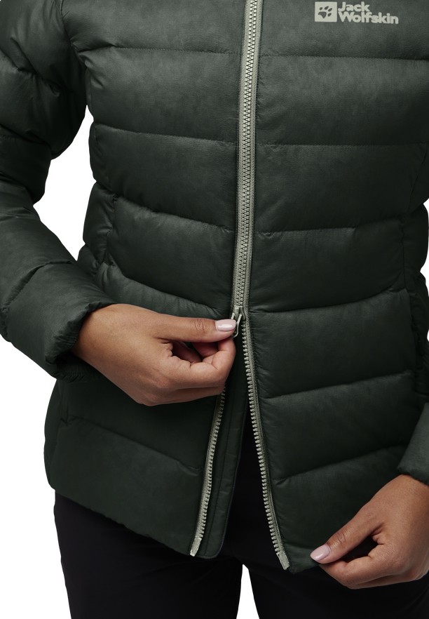 Green Women Jack Wolfskin Nebelhorn Down Jackets | 71778257