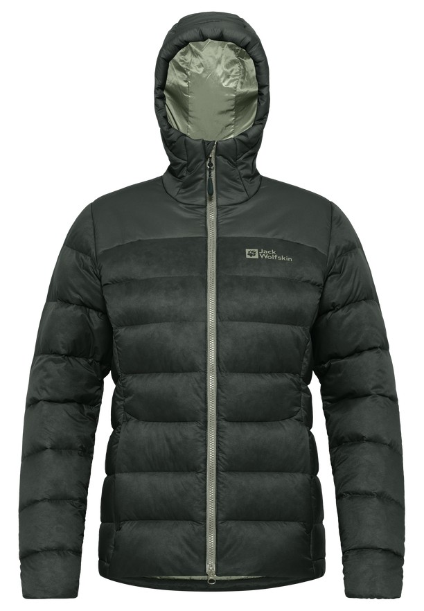 Green Women Jack Wolfskin Nebelhorn Down Jackets | 71778257